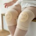 Cartoon Smile Kids Knee Kads Baby Terry Socks Crawling Dispensing Non-slip Knee Pads Elbow Pads