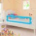 Children's bed rails 2 pcs 150x42 cm blue