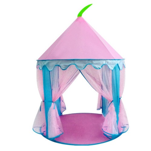 Children Kids Teepee Play Tent Princess Castle Girls Playhouse Indoor