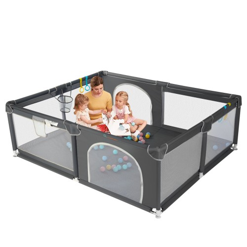 Comomy Large Baby Playpen Play Yard Portable Indoor Outdoor Gate Kids Activity Baby Fence