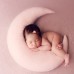 Newborn Photography Props Moon-shape Pillows With Stars Full-moon Baby Photo Shoot Accessories Posing Props Creative Props