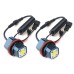 2Pcs 80W Error Free LED Angel Eyes Marker Halo Ring Light For BMW E39 E53 E60 E65