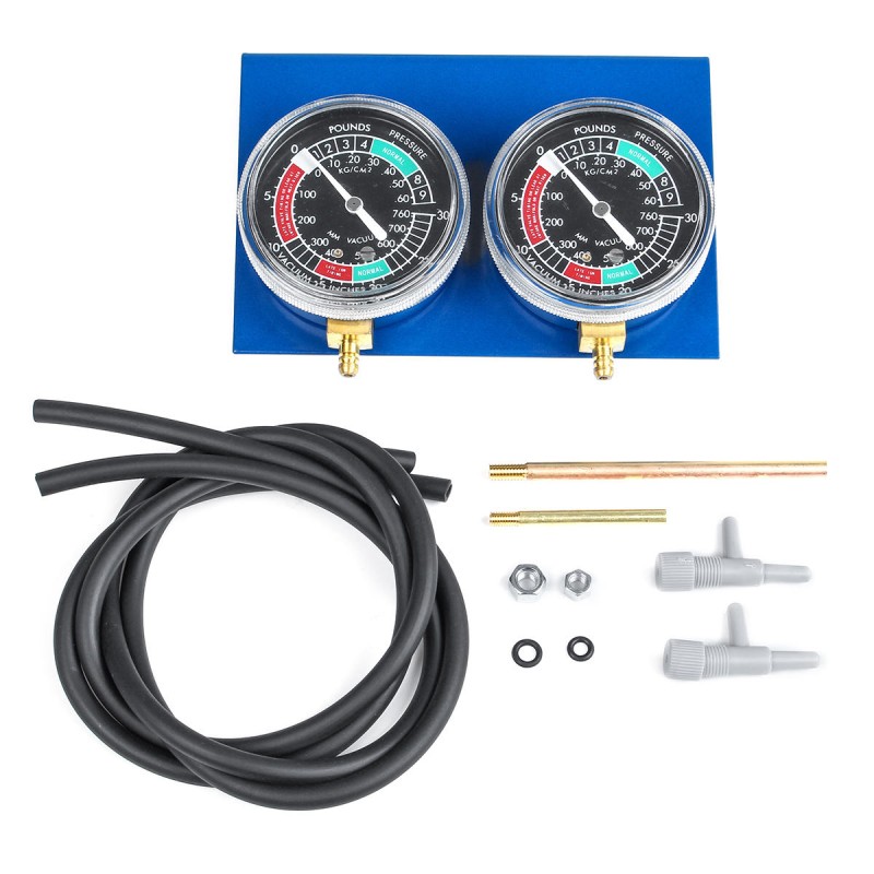 2pcs Motorcycle Carb Carburetor Fuel Vacuum Balancer Cylinder Gauge Synchronizer Diagnostic Tool