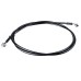 30cm-220cm Motorcycle Bike Braided Brake Clutch Oil Hoses Line Pipe Cable Black