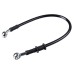 30cm-220cm Motorcycle Bike Braided Brake Clutch Oil Hoses Line Pipe Cable Black