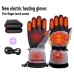 3 Gear Temperature Control Motorcycle Riding Gloves + 5000mAh Battery Winter Heated Warm Gloves for Outdoor Sports