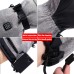 3 Gear Temperature Control Motorcycle Riding Gloves + 5000mAh Battery Winter Heated Warm Gloves for Outdoor Sports