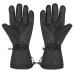 5-Finger Winter Motorcycle Gloves 3 Gears Temperature Adjustment Full Palm Leather Touchscreen Heating with 5000mAh Battery