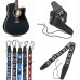 Guitar Strap Polyester Belt Electric Acoustic Bass Skull Punk Style