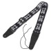 Guitar Strap Polyester Belt Electric Acoustic Bass Skull Punk Style