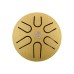 HLURU 3 Inch 6 Tone Mini Ethereal Drum Steel Tongue Drum Leisure Percussion Instrument for Beginner