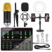 Microphone Sound Recording Microphone Kit With DJ10 Sound Card For Radio Braodcasting Singing Recording KTV Karaoke Mic Kit