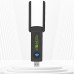 1300Mbps 2.4G/5G Dual Band USB3.0 WiFi Adapter Wifi Dongle USB Network Card Free Driver with External High Gain Dual Antenna for PC Laptop Computer