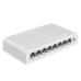 8 Port Gigabit Data Switch Network Hub Desktop Ethernet Splitter Plug and Play Shielded Ports Fanless Quiet Mini Portable for Home Dormitory Use