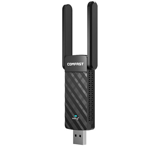 COMFAST AX1800 Wireless Network Card WiFi 6 USB Adapter Dual Band 2.4G/5GHz USB 3.0 WiFi6 Dongle for Windows10/11