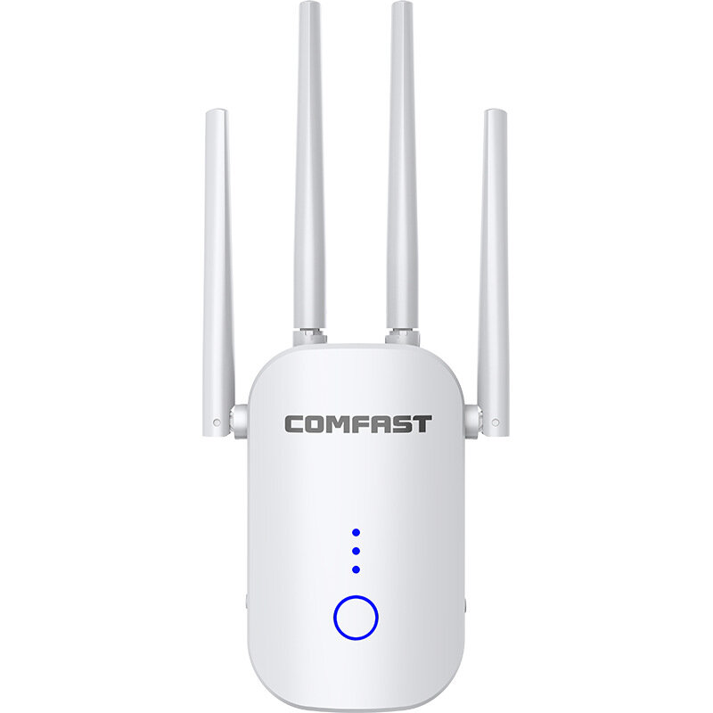 COMFAST CF-WR758AC 2.4G/5G Wireless WiFi Range Extender 1200Mbps Dual Band Repeater WiFi Booster with 4 Ethernet Antennas