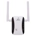 GT300 300Mbps WiFi Repeater WiFi Amplifier 2.4G Wi-Fi Signal Booster Router Plug and Play Wireless Extender Amplifier WiFi Repeater with Four Antenna EU Plug