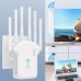 U13 1200Mbps WiFi Repeater Wireless WiFi Signal Repeater Extender High Gain 6 Antenna Dual-Band 2.4G/5G Network Amplifier WPS Router