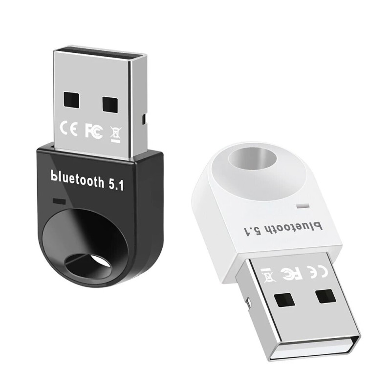 USB Bluetooth 5.1 Adapter Mini Wireless Bluetooth Dongles Audio Receiver Transmitter Supports Win8.1/10/11 win7