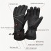 1 Pair Heating Gloves 3 Modes Adjustable Temperature Touchscreen Waterproof Windproof Electric Heated Gloves Men Women for Ski Cycling Motorcycle