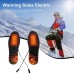 2023 USB Rechargeable Heated Insoles Waterproof Winter Warm Shoe Insoles For Motorcycle Cycling Skiing Hiking Supplies