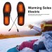 2023 USB Rechargeable Heated Insoles Waterproof Winter Warm Shoe Insoles For Motorcycle Cycling Skiing Hiking Supplies