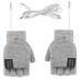 GRNSHTS USB Heated Gloves Mitten for Women Men, Winter Warm Full & Half Finger Laptop Gloves for Indoor or Outdoor