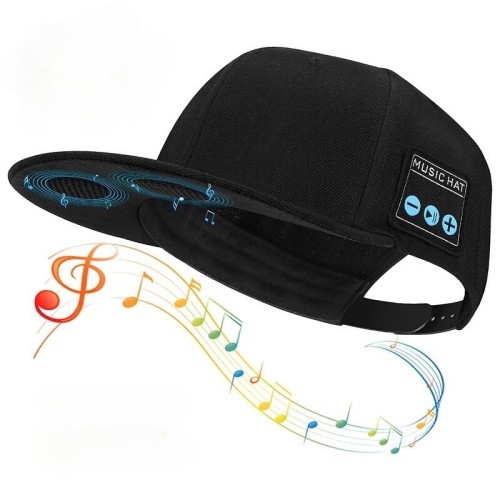 Hat with Bluetooth Speaker Adjustable High Quality Speakers Hat Wireless Smart Speakerphone Unisex Cap for Outdoor Sport