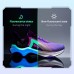 ONEMIX Cushion Jogging Sneakers Double Shock Absorber Sweat-wicking Tech Breathable Fluorescence Lightweight Running Shoes for Outdoors Fitness Cycling Hiking