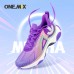 ONEMIX Cushion Jogging Sneakers Double Shock Absorber Sweat-wicking Tech Breathable Fluorescence Lightweight Running Shoes for Outdoors Fitness Cycling Hiking