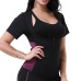 Rose Red Front Zip Women Sauna Tops Neoprene Vest Gym Body Shaper Sweat Fat Burner Fitness Shirts