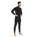 ZCCO Men Wetsuit 1.5mm Neoprene UV Protection Comfortable Front Zipper Surfing Long Sleeve Cold-proof Diving Top