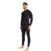 ZCCO Men Wetsuit 1.5mm Neoprene UV Protection Comfortable Front Zipper Surfing Long Sleeve Cold-proof Diving Top