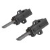 2pcs Washing Machine Sole Motor Carbon Brushes Sole For Zanussi Electrolux AEG