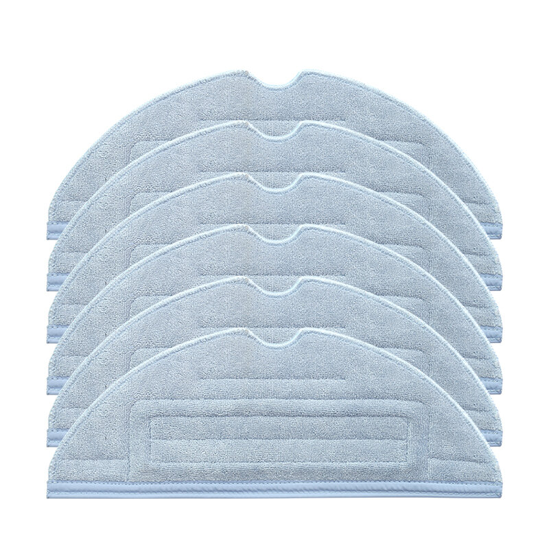 6pcs Mop Clothes Replacements for Roborock S7 Vacuum Cleaner Parts Accessories [Not-original]