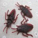 20pcs/set Halloween Plastic Cockroach Bug Joke Toys Realistic Roaches for Halloween Fool's Day Party Decoration