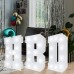 3-Foot Marquee Letter Balloon Figure with Spare Warm Light Bulb and Detailed Assembly Instructions Ideal for Any Event Suitable for Indoor and Outdoor Settings