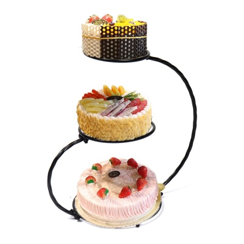 3 Tier Iron Cake Stand 60cm Height Wedding Birthday Party Display Decorations