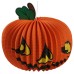 Halloween 3D Ghost Bat Spider Pumpkin Witch Pendant Haunted House Drop Bar KTV Room Decorative Paper Hanging Ornament