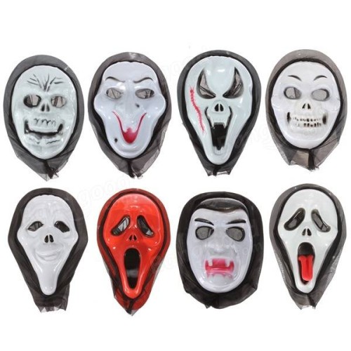 Halloween Masquerade Horror Devil Mask With Hood 8 Styles