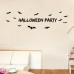 Miico AW9352 Halloween Wall Sticker Removable Sticksrs For Halloween Party Decoration Room Decorations