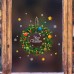 Miico XL500 Christmas Sticker Home Decoration Sticker Window and Wall Sticker Shop Decorative Stickers