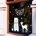 Miico XL870 Christmas Sticker Home Decoration Sticker Window and Wall Sticker Shop Decorative Stickers