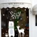 Miico XL870 Christmas Sticker Home Decoration Sticker Window and Wall Sticker Shop Decorative Stickers