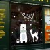 Miico XL870 Christmas Sticker Home Decoration Sticker Window and Wall Sticker Shop Decorative Stickers