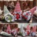 Non-Woven Hat With Heart Handmade Gnome Santa Christmas Figurines Ornament Holiday Table Decorations Festive Present