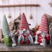 Non-Woven Hat With Heart Handmade Gnome Santa Christmas Figurines Ornament Holiday Table Decorations Festive Present