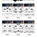 Waterproof Halloween Face Tattoo Sticker Temporary Scar Horrible Bat Crack Festival Party Face Makeup Sticker