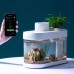 Descriptive Geometry DESGEO C180 9L Aquarium Pro Smart Feeder 7 Colors LED Light Self Cleaning Filtration Mini Aquarium With Mijia App Control