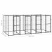 Dog kennel 9.68 m² steel